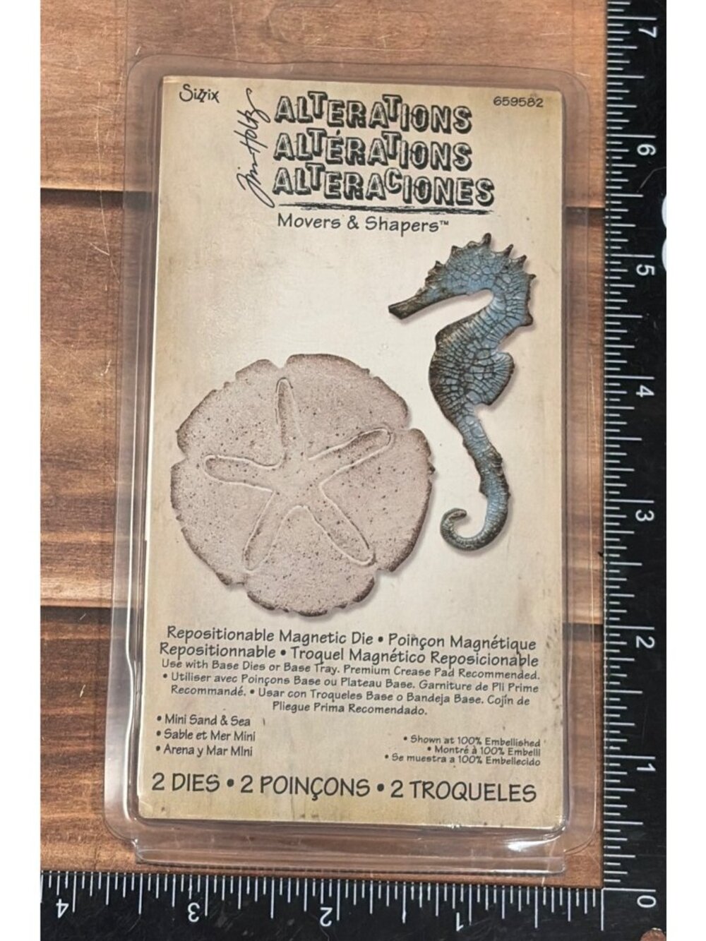 Sizzix Tim Holtz Alterations Mini Sand & Sea Movers & Shapers Die Set 659582